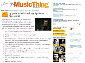 Top music making tips published